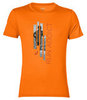 Беговая футболка мужская Asics Graphic SS Top оранжевая - 1