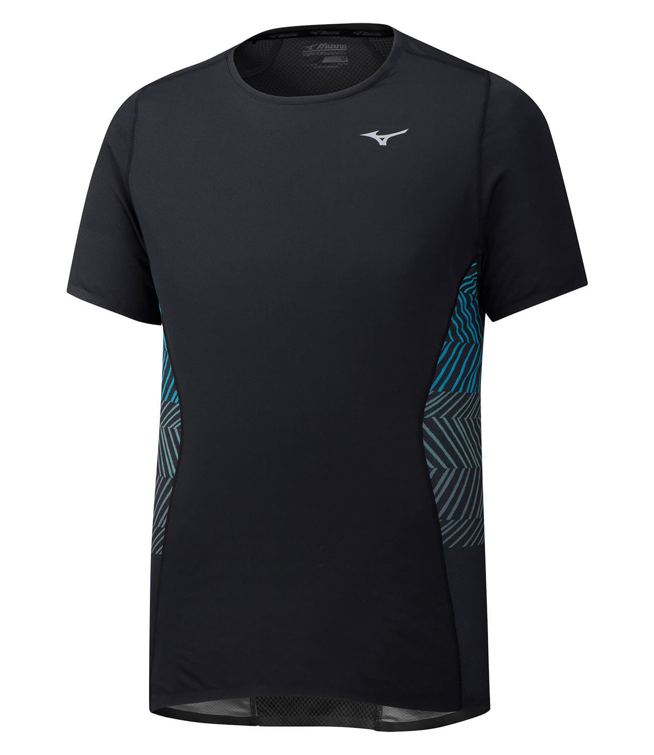 Mizuno Aero Tee беговая футболка мужская черная