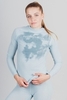 Женский комплект спортивного термобелья Nordski Light ice mint-dark ocean - 2