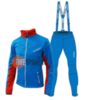 Nordski National разминочный лыжный костюм мужской blue - 1