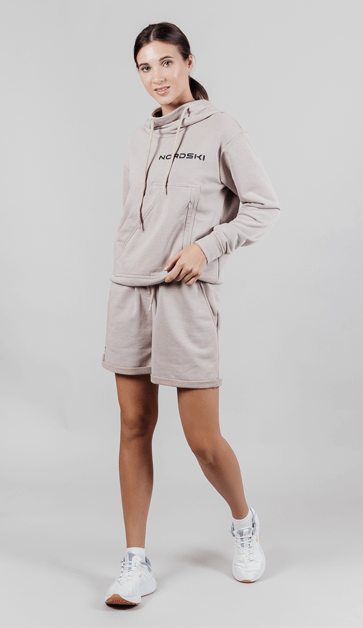 Женские спортивные шорты Nordski Outfit beige - 10