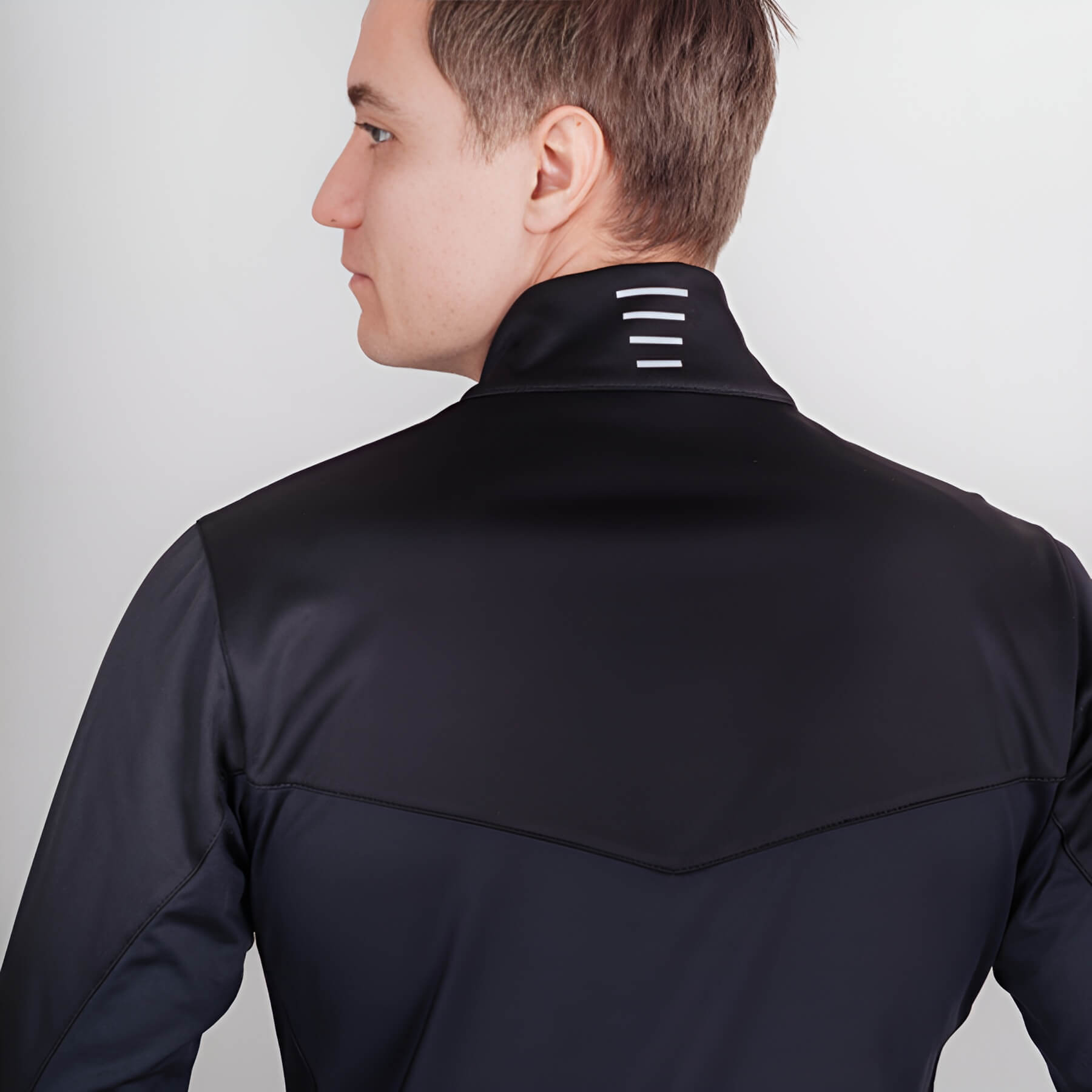 Мужской утепленный разминочный костюм Nordski Base black-blue - 7