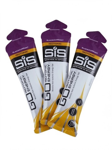 Набор углеводных гелей SIS Go Isotonic Gel черная смородина