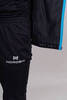 Мужской утепленный разминочный костюм Nordski Base black-blue - 9