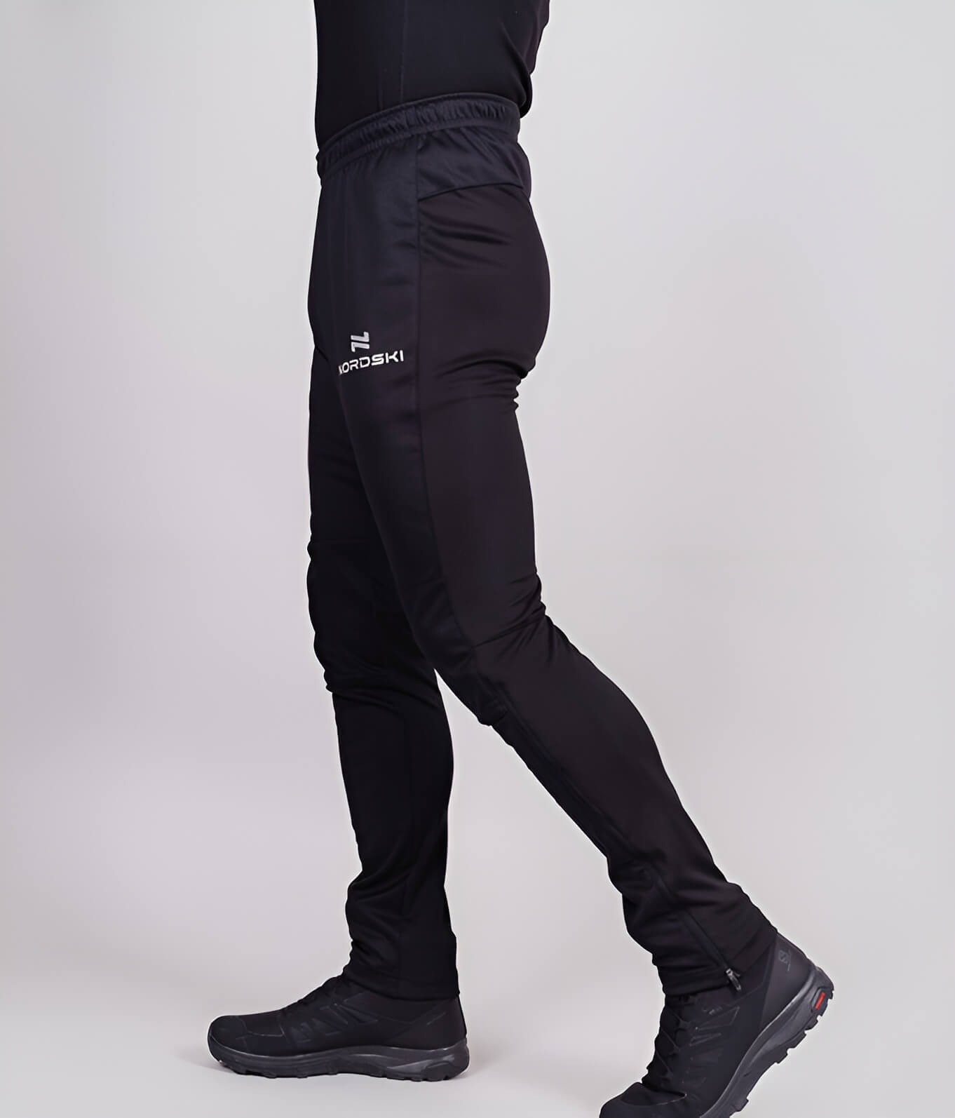 Мужской утепленный разминочный костюм Nordski Base black-blue - 11