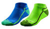 Комплект носков Mizuno Active Training Mid 2 P зеленые-синие - 1