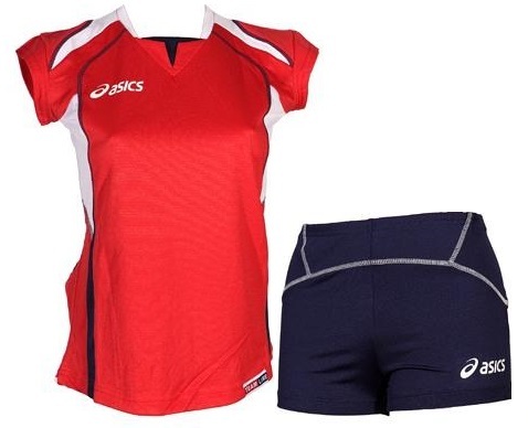 Asics Set Olympic Lady форма волейбольная женская red