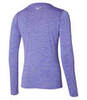 Mizuno Impulse Core Ls Tee футболка с длинным рукавом женская синяя - 2