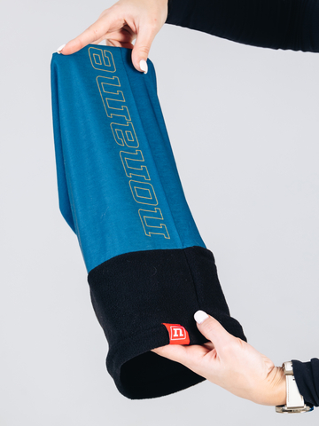 Гибридный флисовый бафф Noname Fleece Neckwarmer medium blue