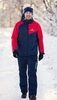 Зимний лыжный костюм мужской Nordski Premium Sport navy-red - 1
