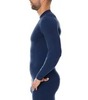 Brubeck Thermo Nilit Heat термобелье мужское рубашка синяя - 3