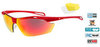 Солнцезащитные очки goggle RAVEN red/white - 1