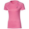 ASICS STRIPE SS TOP женская спортивная футболка розовая - 6