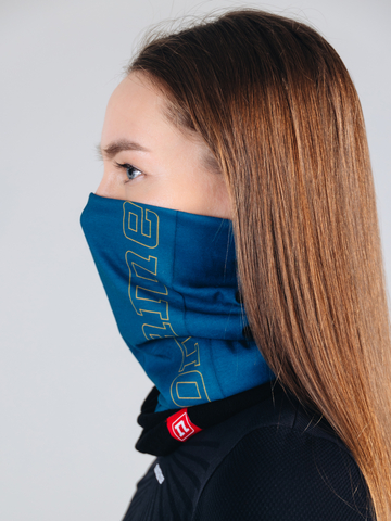 Гибридный флисовый бафф Noname Fleece Neckwarmer medium blue