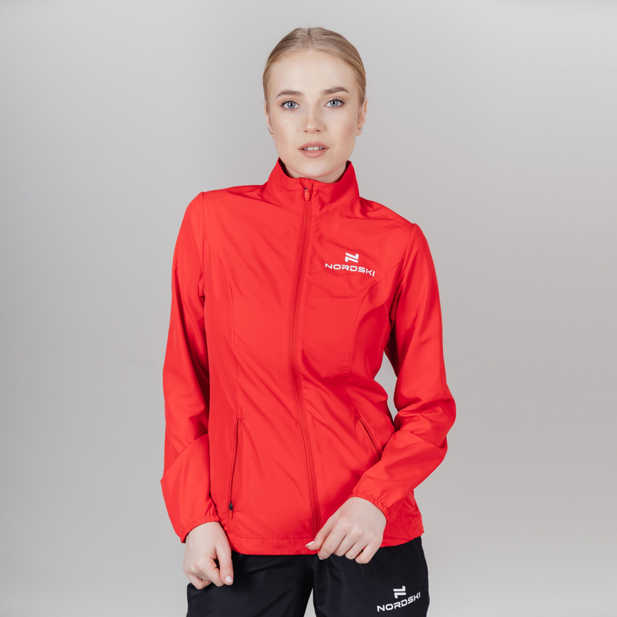 Nordski Motion куртка ветровка женская Red