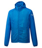 Mizuno Printed Hoodie Jacket куртка для бега мужская голубая - 1