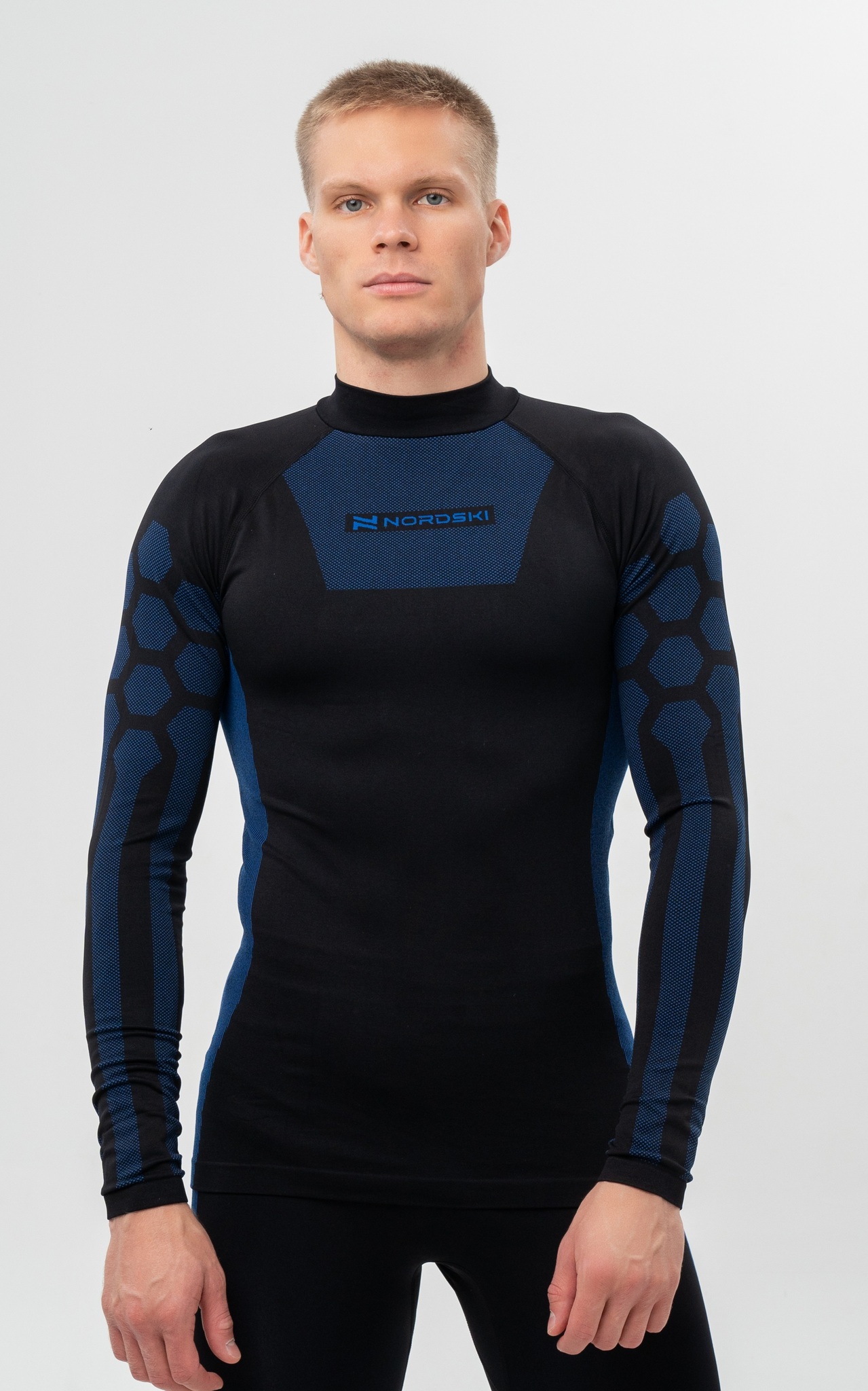 Мужской комплект термобелья Nordski Snake black-blue - 4