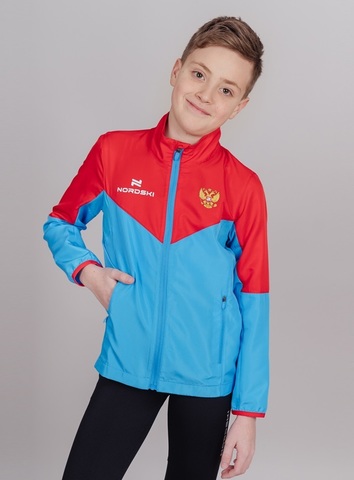 Nordski Jr Sport костюм для бега детский red-blue
