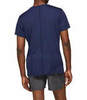 Asics Silver Ss Top футболка для бега мужская темно-синяя - 2