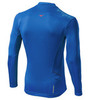 Беговая рубашка Mizuno DryLite Hex LS Tee мужская синяя - 1