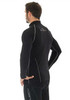 Brubeck Windproof Zip Top толстовка для бега мужская с ветрозащитной мембраной черная - 2