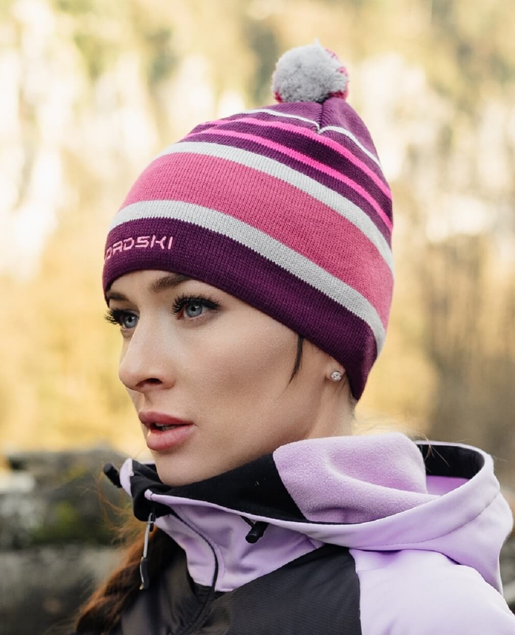 Лыжная шапка Nordski Bright violet - 2