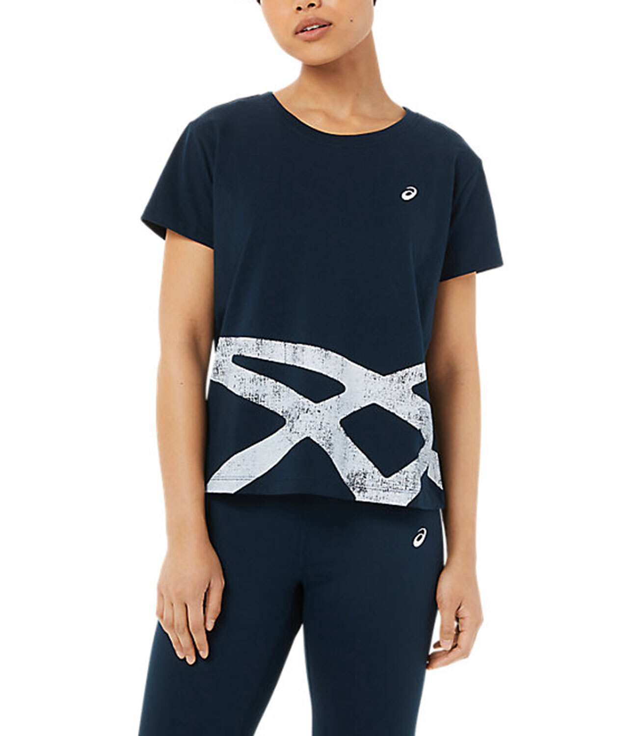 Asics Tiger Top футболка для бега женская черная