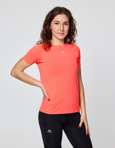 Женский комплект для тренировок Nordski Pro half Road coral-black
