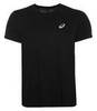 Asics Silver Ss Top футболка для бега мужская черная - 1