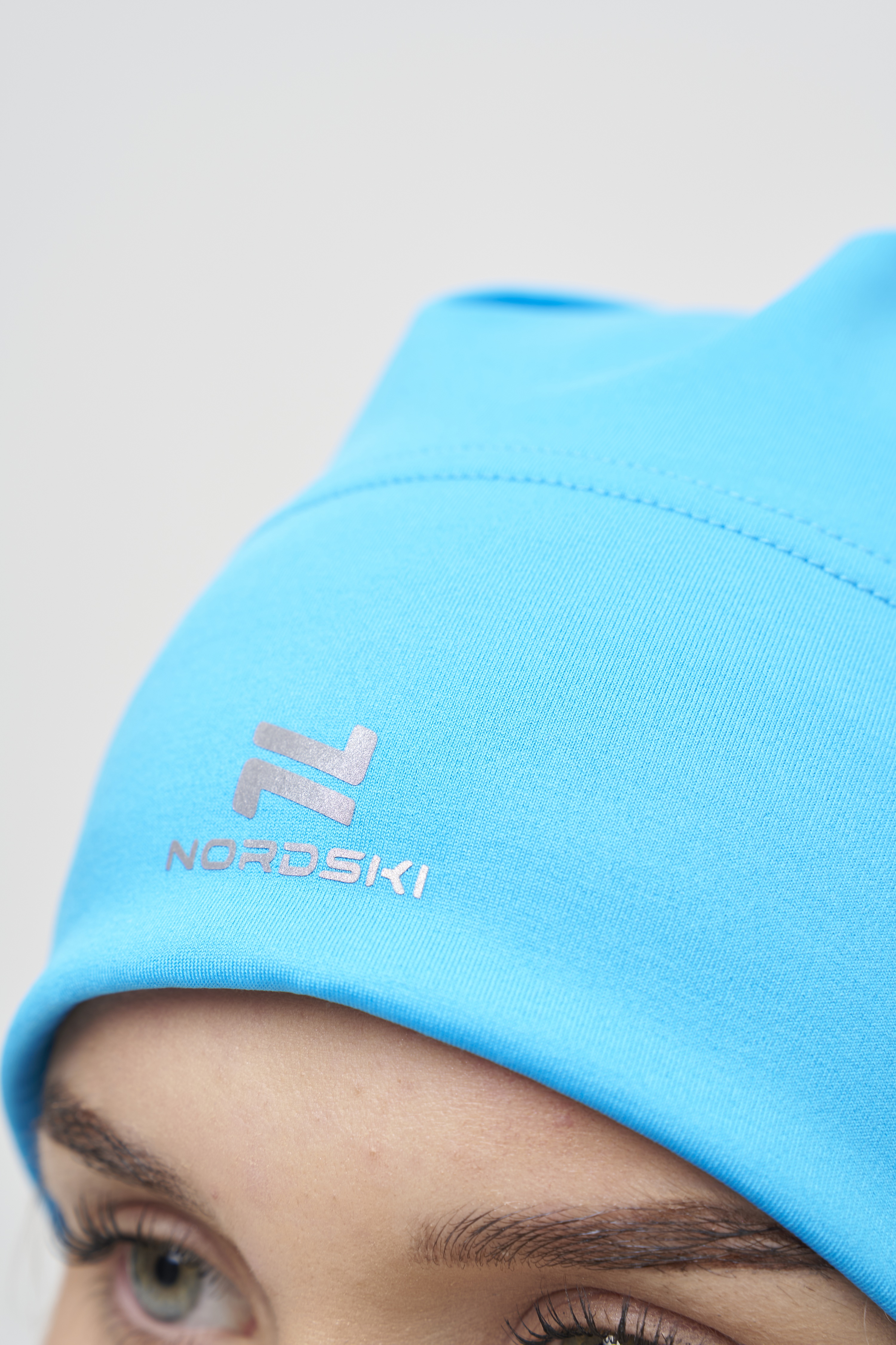 Тренировочная шапка с помпоном Nordski Train ocean - 10