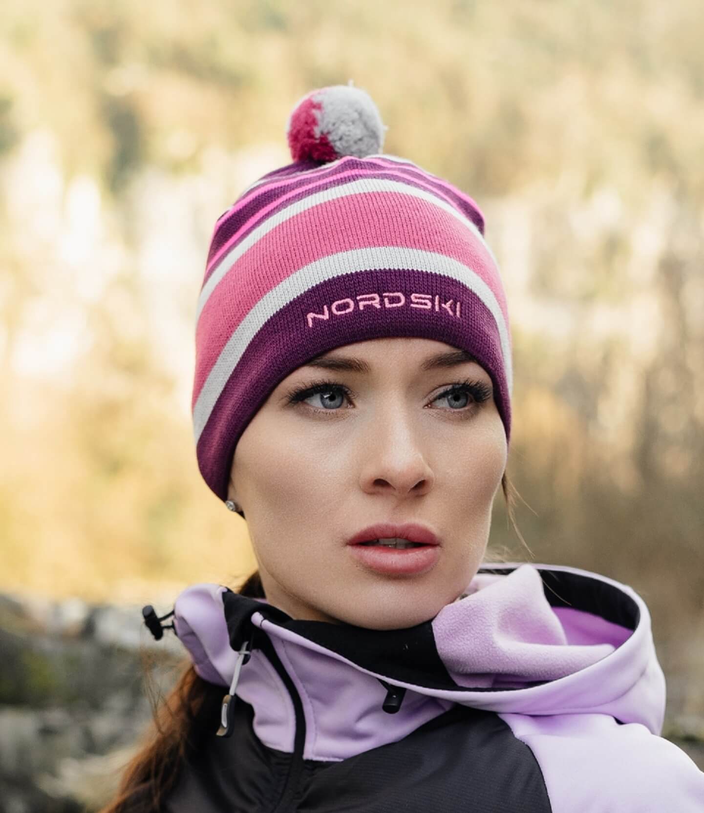 Лыжная шапка Nordski Bright violet