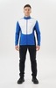 Мужской тренировочный лыжный костюм Nordski Advance white-true blue-black - 1