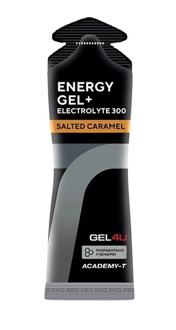 Энергетический гель с электролитами GEL4U Energy GEL 60 г соленая карамель