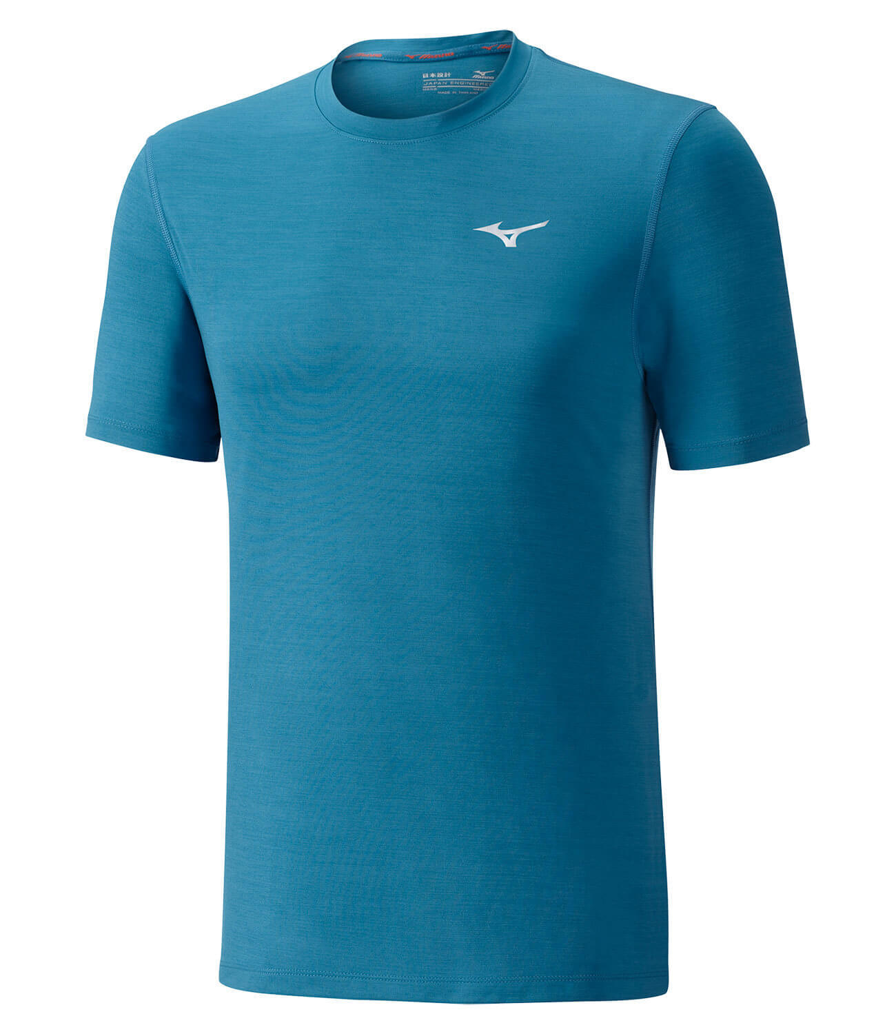 Mizuno Impulse Core Tee беговая футболка мужская синяя