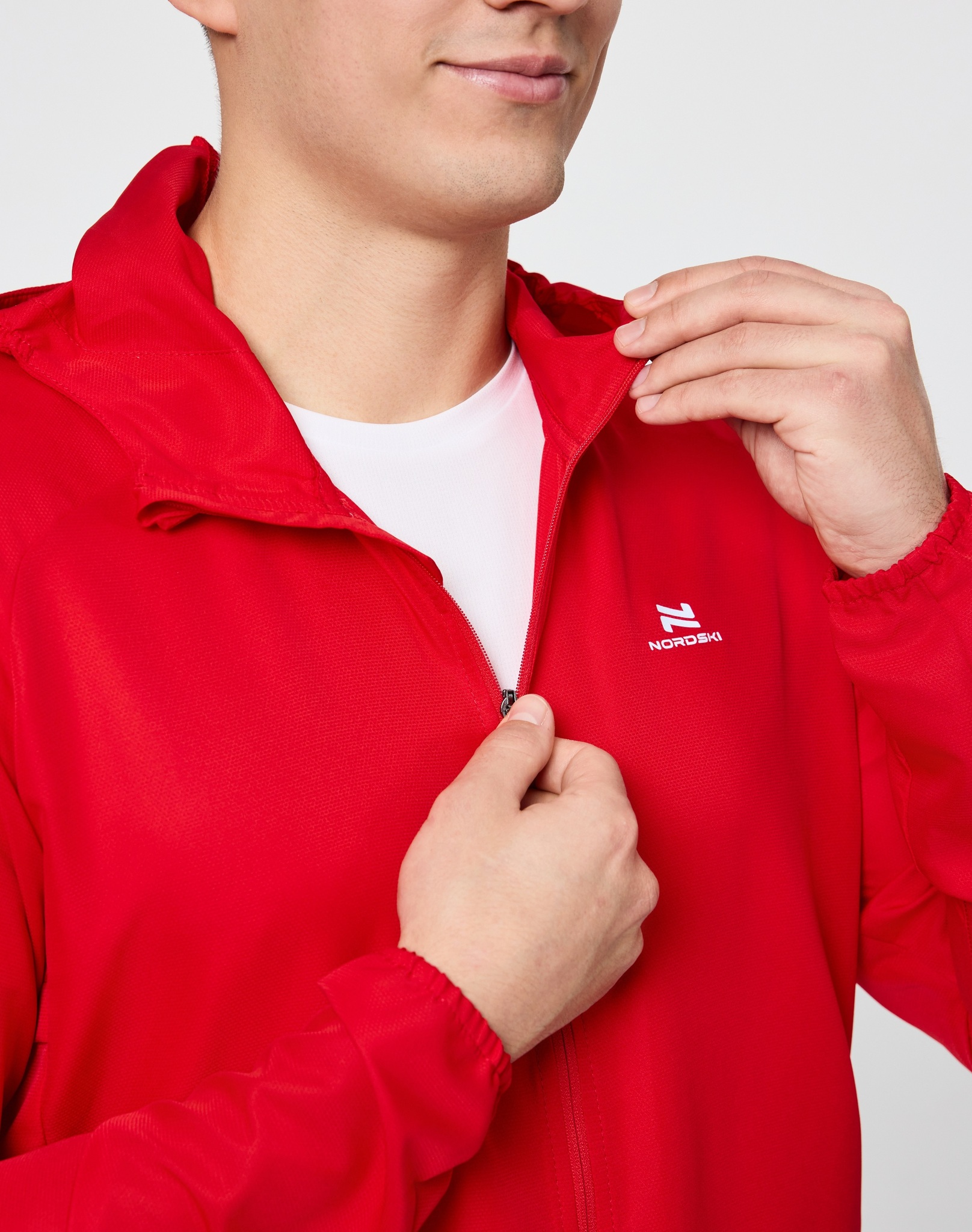 Мужская спортивная ветровка Nordski Runway red - 8