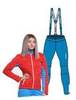 Nordski National Premium лыжный костюм женский red-blue - 1