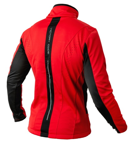 Victory Code Speed Up A2 разминочная лыжная куртка red