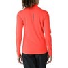 Рубашка для бега женская Asics Ls 1/2 Zip Top коралловая - 2