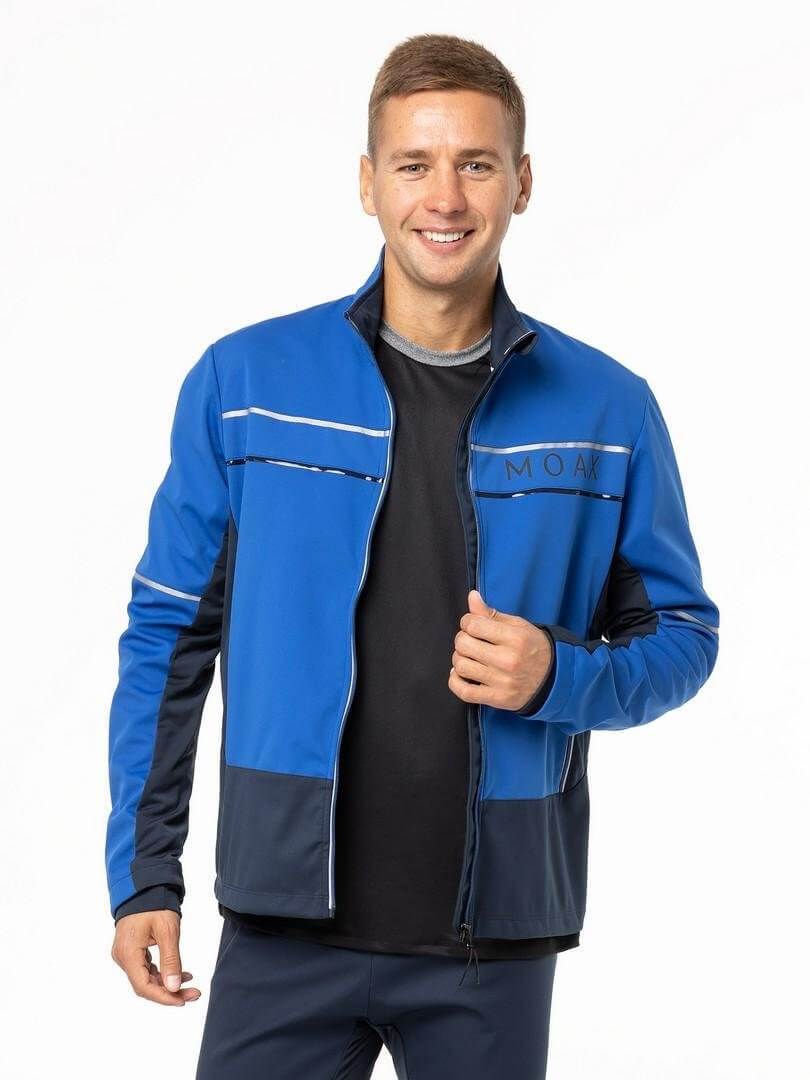 Мужская лыжная куртка Moax Tokke Softshell олимпийский синий