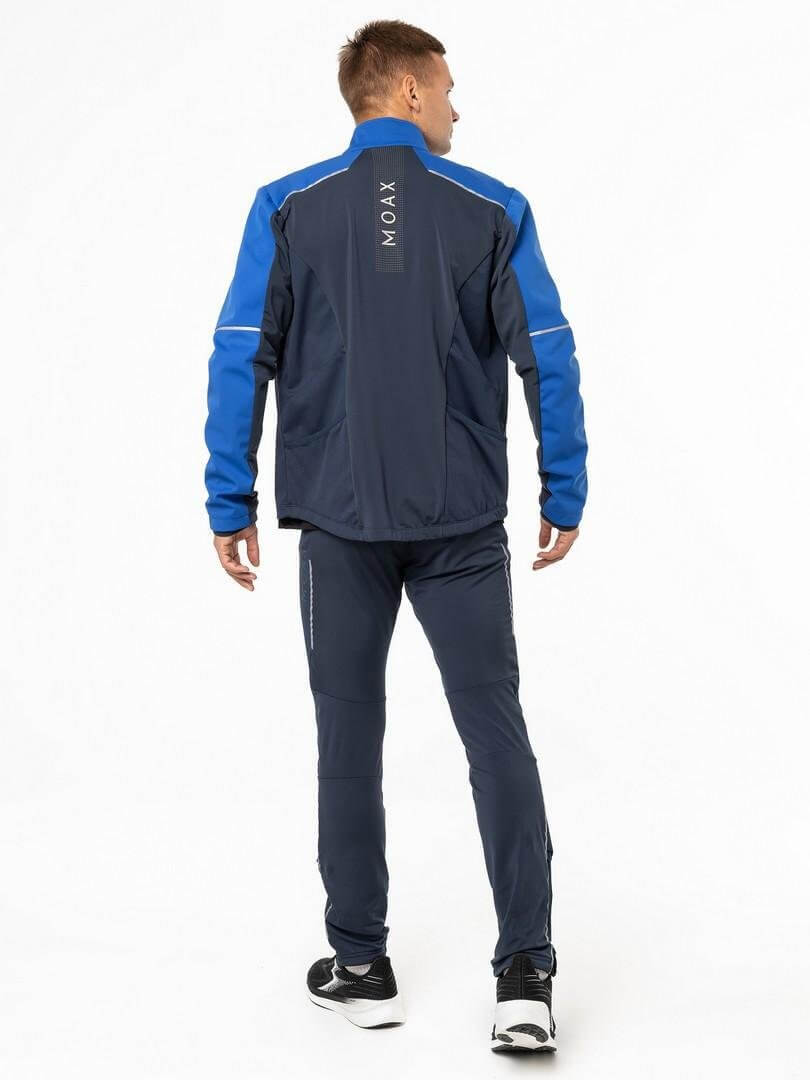Мужская лыжная куртка Moax Tokke Softshell олимпийский синий - 6