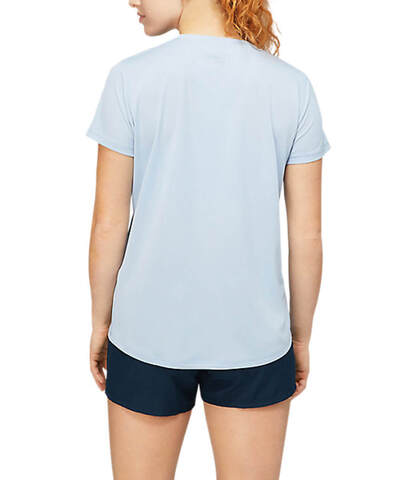 Asics Core Top футболка для бега женская голубая