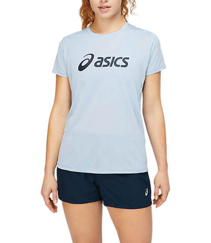 Asics Core Top футболка для бега женская голубая