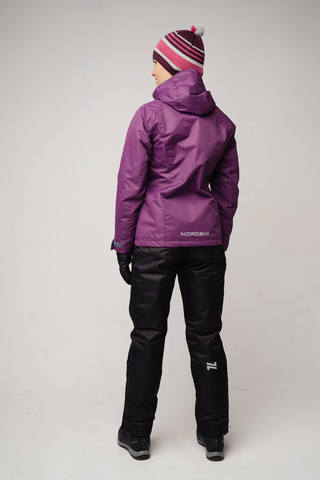 Nordski Motion зимний лыжный костюм женский purple-black
