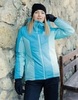Теплая лыжная куртка женская Nordski Base aquamarine-sky - 1