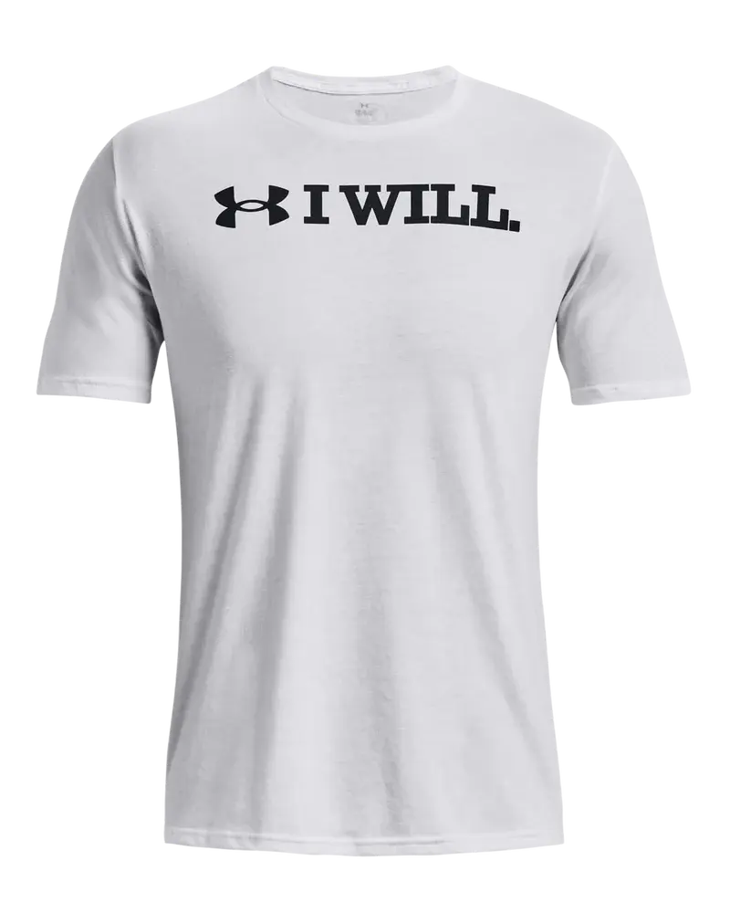 Мужская спортивная футболка Under Armour UA I WLL SS белая - 5