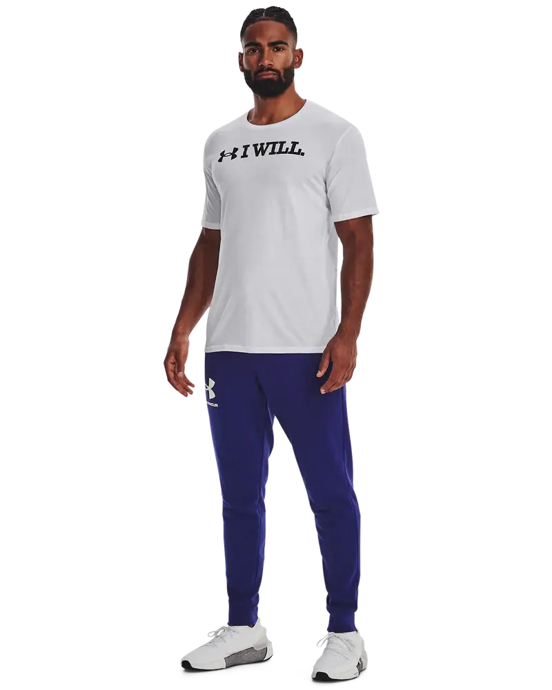 Мужская спортивная футболка Under Armour UA I WLL SS белая - 4