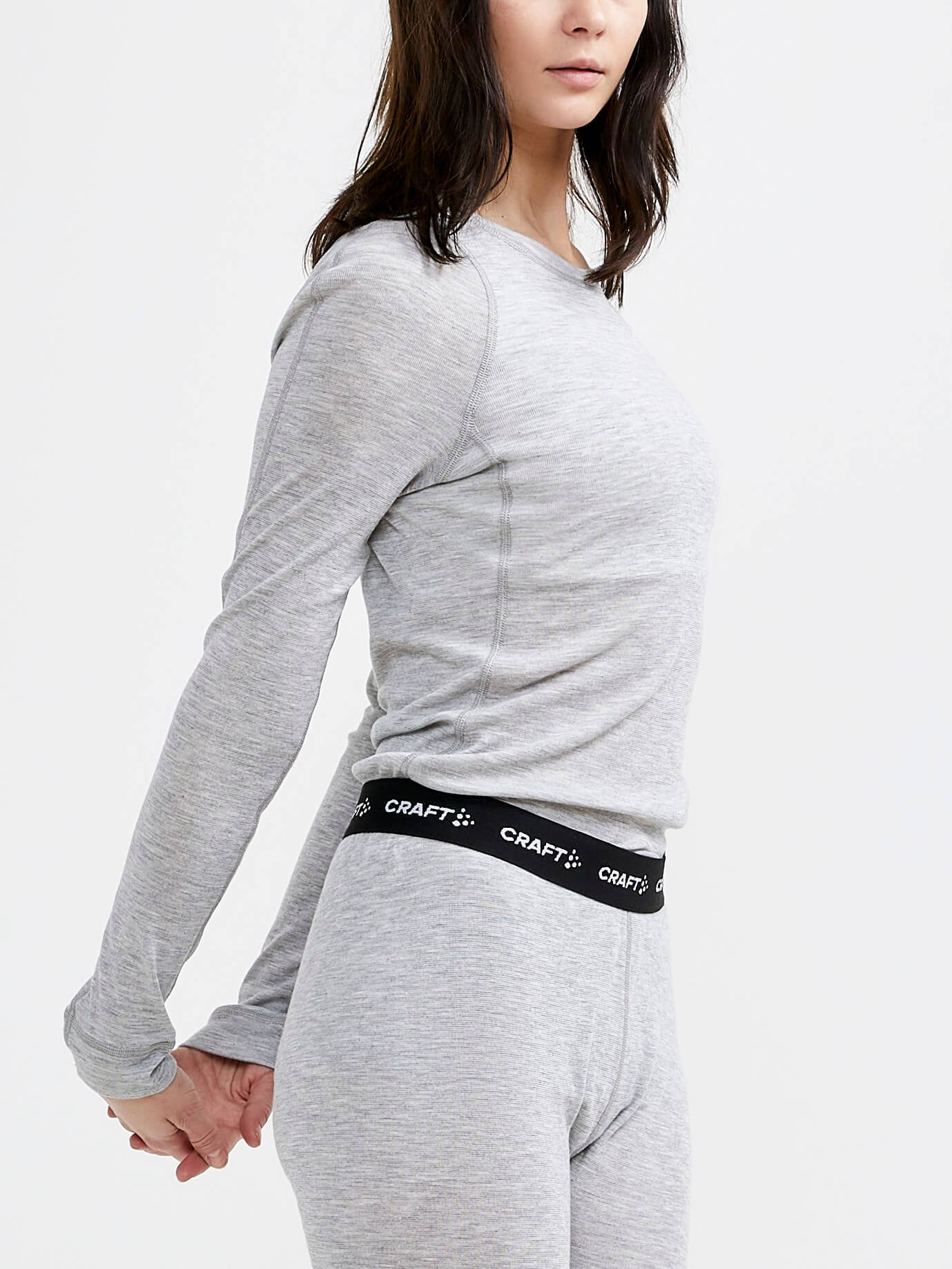 Женский комплект термобелья Craft Core Wool Merino melange - 2