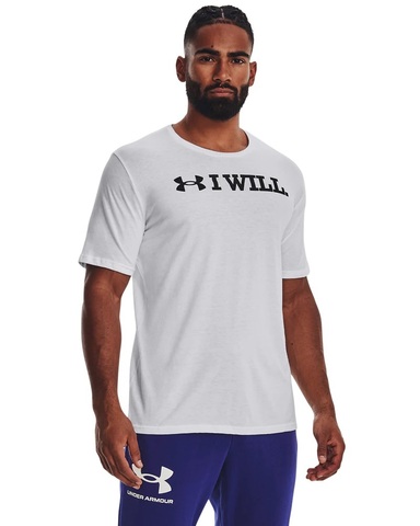 Мужская спортивная футболка Under Armour UA I WLL SS белая