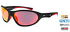 Солнцезащитные очки goggle EGZO black/red - 1