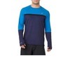 Asics Thermopolis Plus LS рубашка для бега мужская синяя - 1